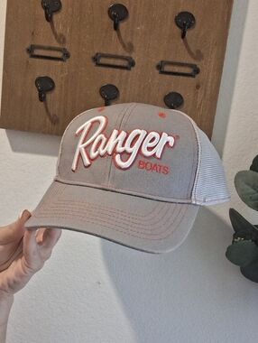 Trucker Hat - Gray with Red Accent
